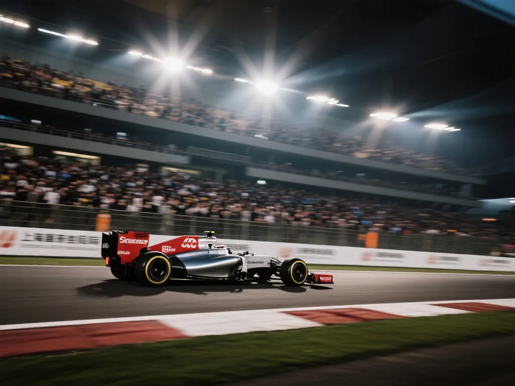 F1中国大奖赛上海赛道激情画面